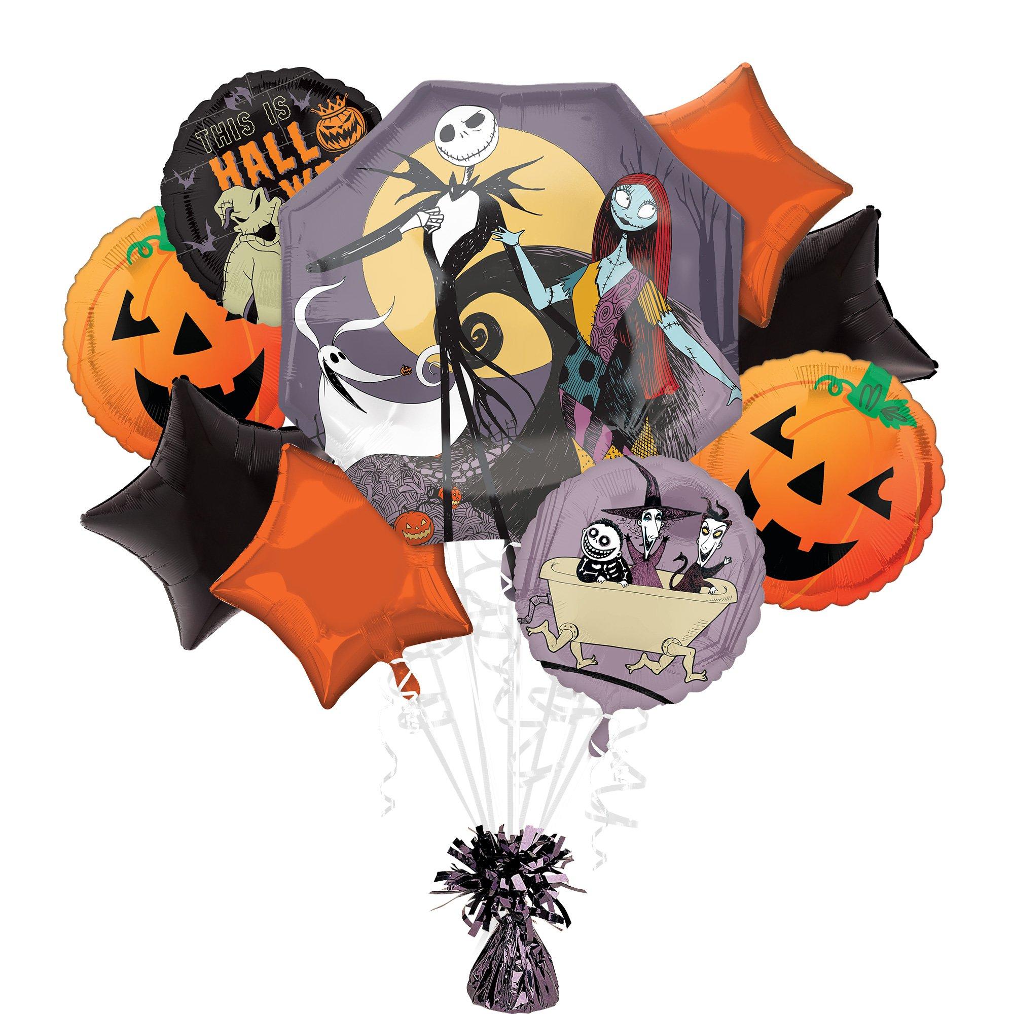 The Nightmare Before Christmas Halloween Foil Balloon Bouquet